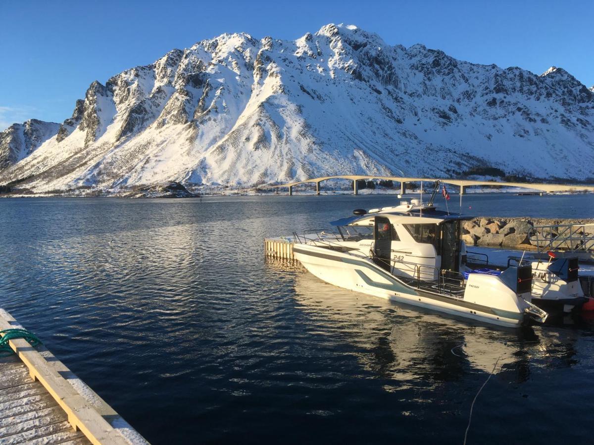 Kleppstad Lodge Lofoten Experience Sydalen Buitenkant foto